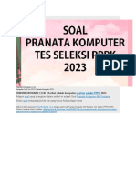 Soal Pranata Komputer PPPK 2023