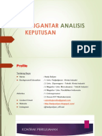 Ankep - 01 - PENGANTAR ANALISIS KEPUTUSAN