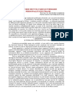 Factorii Formării Și Dezvoltării Personalității