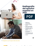 Radiografía Del Opositor Español en 2021: Informe de Resultados Enero 2022