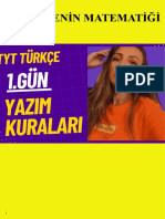 1) Yazım Kuralları