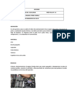 Informe Tema 2 Fecha: 19/12/2022 Práctica Nº: 14 Nombre Alumno: José Manuel Perez Varela Nombre Práctica: Mantenimiento de Un PC