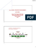 Multimodal Transport Demand and Growth