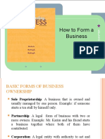 C3 How To Form A Business