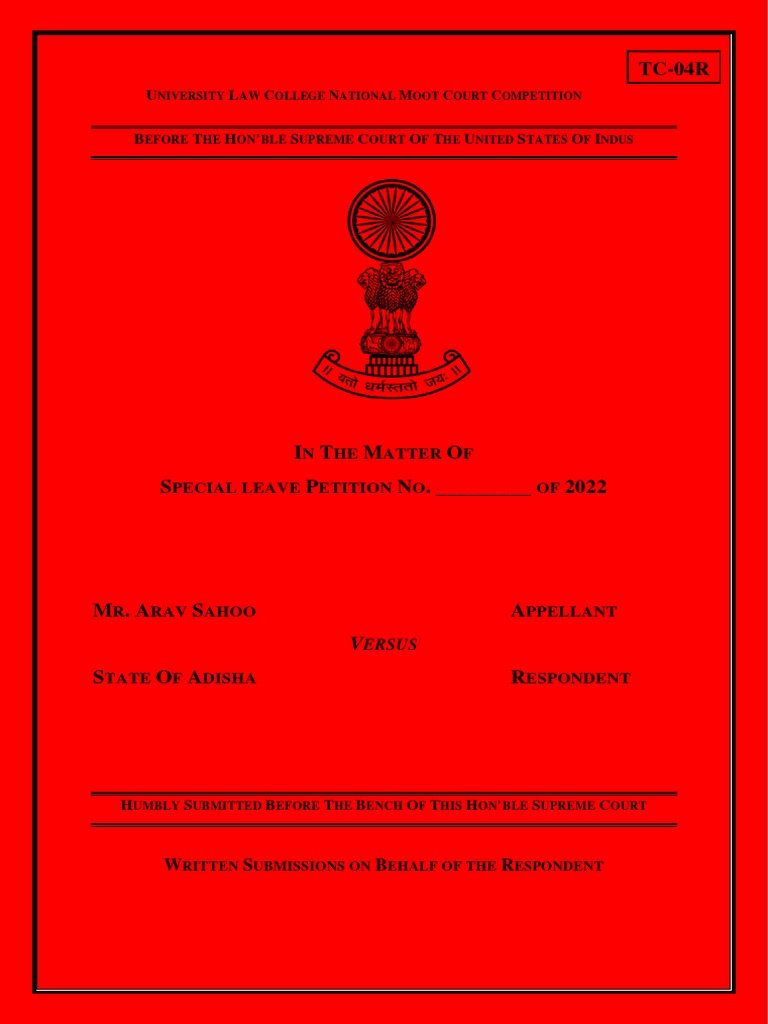 U L ' S C O T U S O I N HE Atter F Pecial Leave Etition O OF PDF