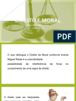 Direito E Moral: Na Visão de Miguel Reale E Hans Kelsen