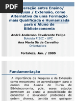 A interação entre Ensino pesquisa e extensao