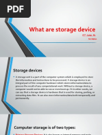 What Are Storage Device: ICT Long #1