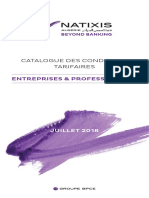 Catalogue Conditions de Baqnue Entreprises Et Professionnels