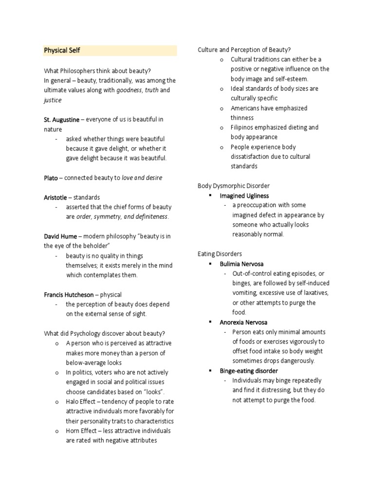 Cultural Influences on Body Image, Sexuality, and Relationships A