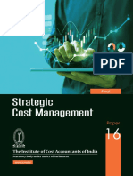 Strategic Cost Management: The Institute of Cost Accountants of India