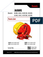 Tomahawk 404M 4040 404XLM 4040XL 505M 5050 500XLM 5050XL Parts List