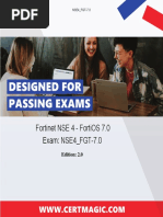 Nse4 - Fgt-7.0 Fortinet Nse 4 - Fortios 7.0: Exam