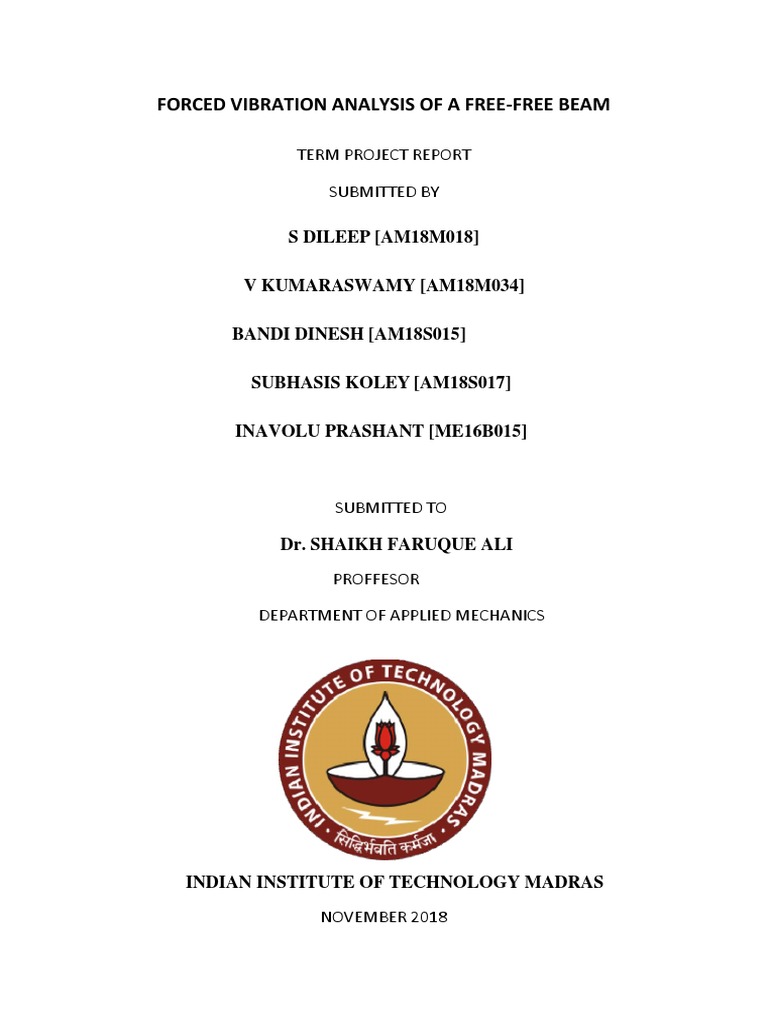 Modal Analysis of A Aeroplane Wing | PDF | Beam (Structure) | Applied ...