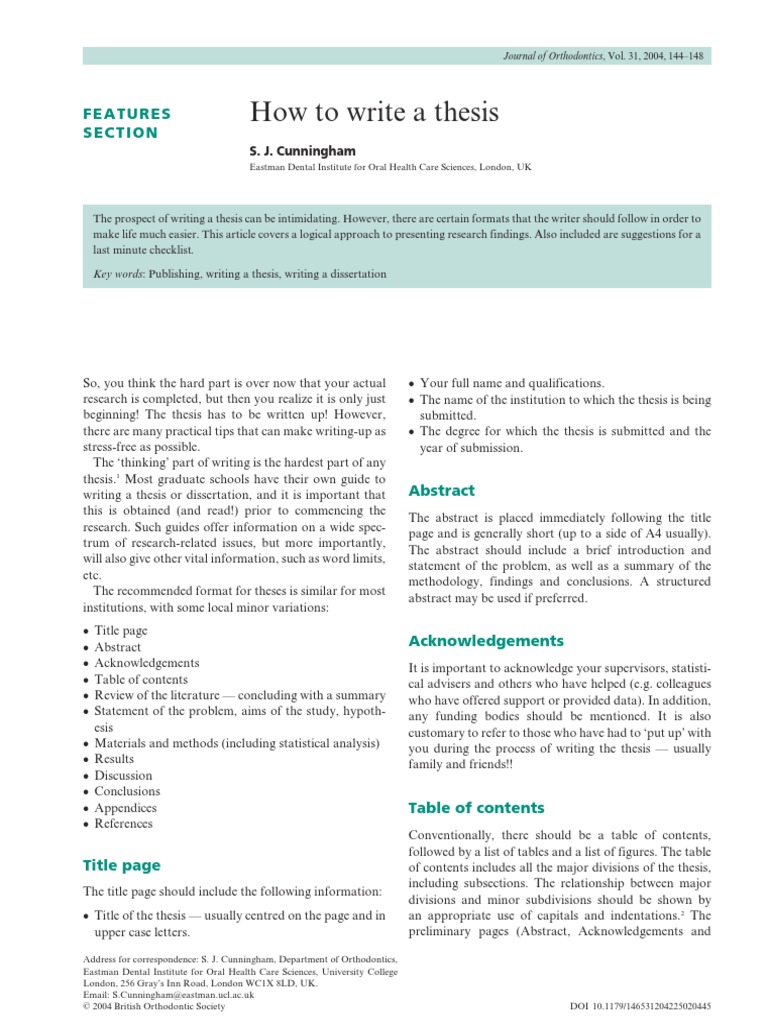 05-How To Write A Thesis | PDF | Thesis | Statistics