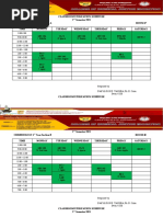 Classroom Utilization Schedule 2 Semester 2023 Criminology 1 Year Section A Room 47 Time Monday Tuesday Wednesday Thursday Friday Saturday