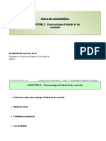 Cours de Consolidation CHAPITRE 2: Pourcentage D'intérêt Et de Contrôle