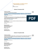 Detalles Finales Del Pedido #113-5353516-7241019: Enviado El 14 de Julio de 2022