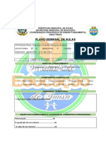 Plano de aulas de matemática para 6o ano