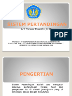 Sistem Pertandingan: Arif Yanuar Musrifin, M.PD