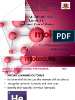 Atomic View of Matter Naming of Compounds