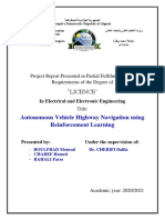 Autonomous Vehicle Highway Navigation using Reinforcement Learning