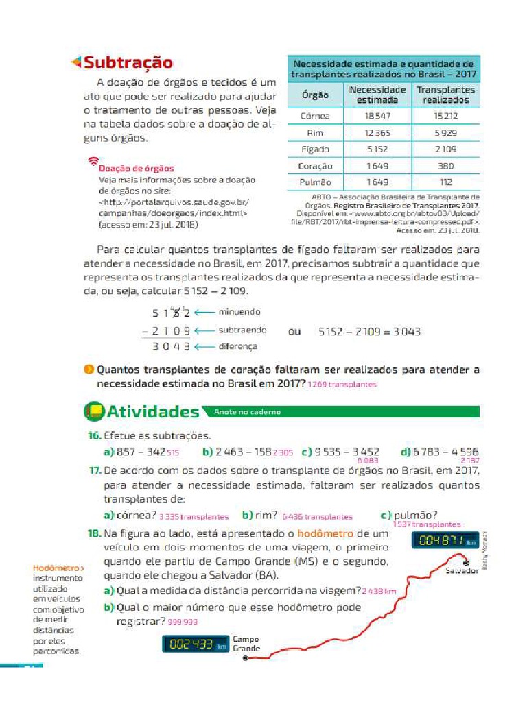 Propriedades Da Subtração | PDF