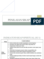 Penilaian Sikap