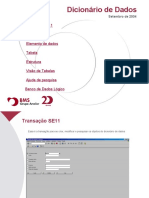 Dicionário de Dados: Transação SE11