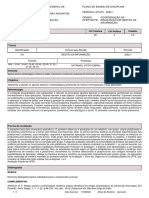 Plano de Ensino - Turma (G3) - 2022