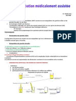 La Procréation Médicalement Assistée