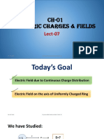 Ch-01 Electric Charges & Fields: Lect-07