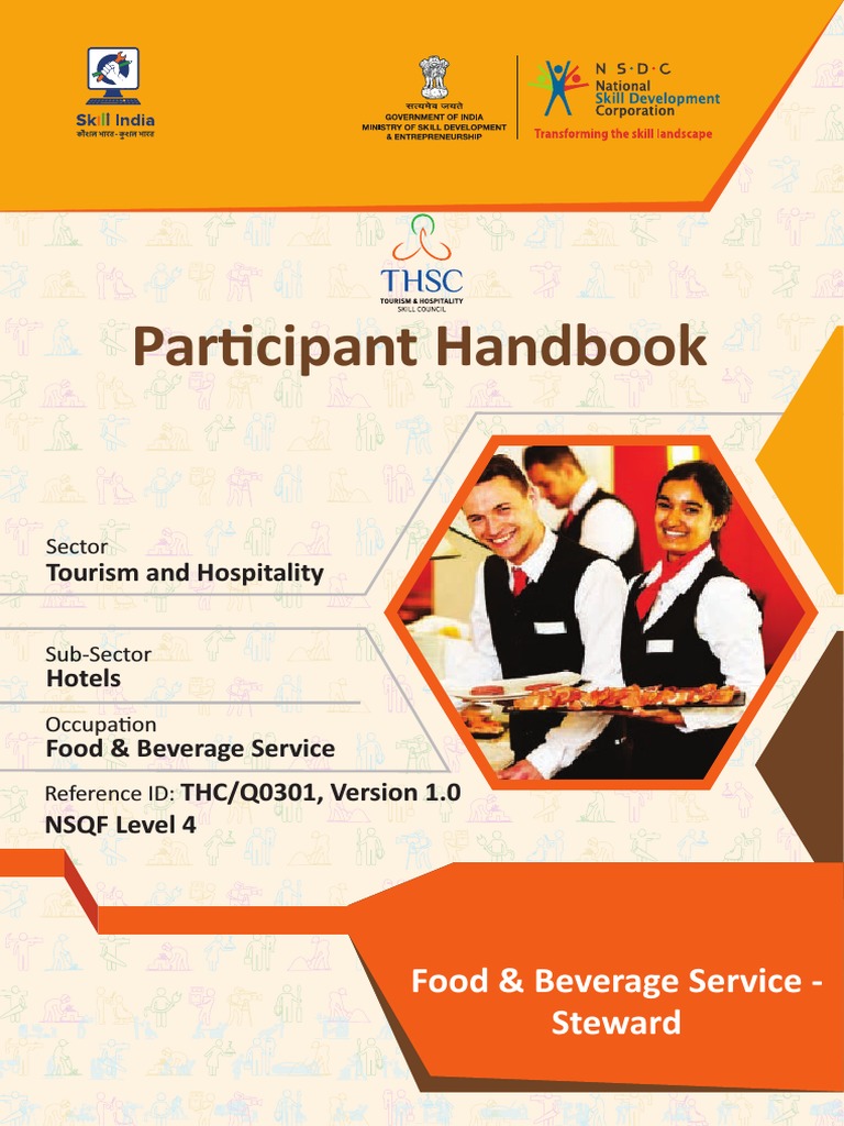 Par Cipant Handbook Food & Beverage Service Steward PDF