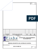 Memoria Descriptiva Del Sistema de Control