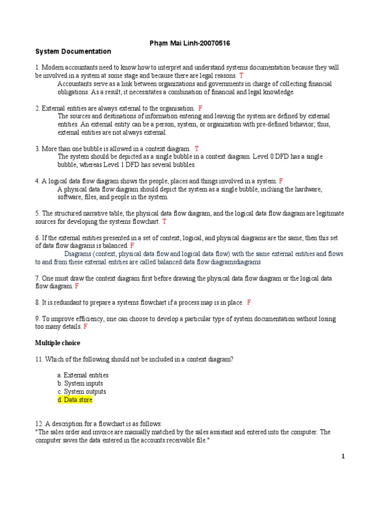 Understanding Systems Documentation for Accountants | PDF | Computing ...