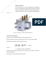 Especificação Do Transformador Da Subestação e Correção Do FP