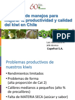 Programa de Manejos para Mejorar La Productividad y Calidad Del Kiwi en Chile