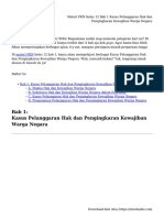 Materi PKN Kelas 12 Bab 1 Kasus Pelanggaran Hak Dan Pengingkaran Kewajiban Warga Negara