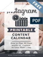 Content Calendar 2020