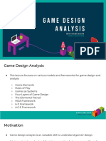 M0001D 2019 - Game Design Analysis