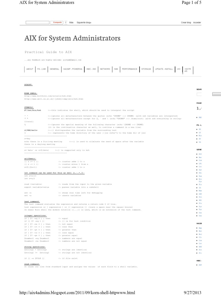 Aix Script 3 | PDF | Computer Engineering | Software