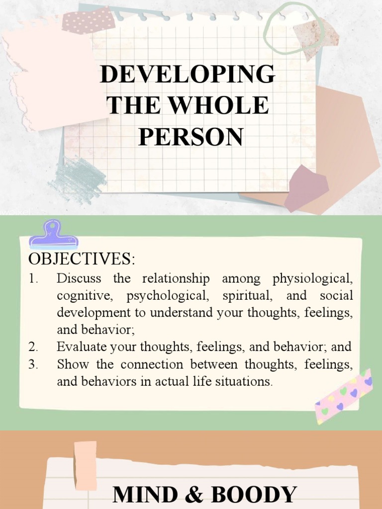 Understanding the Whole Person Concept | PDF | Emotions | Mind