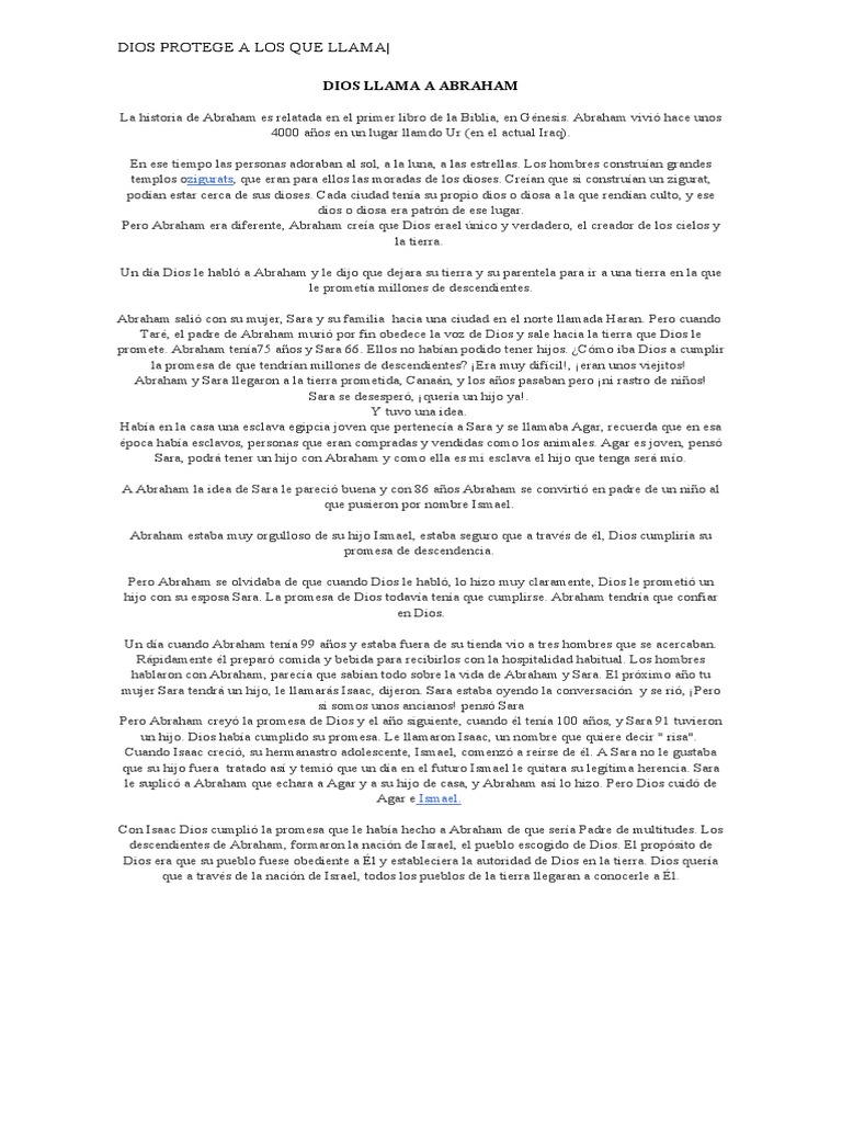 La Promesa de Dios a Abraham y Sara | PDF | Abrahán | Sarah