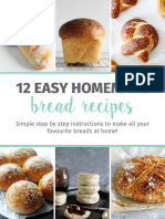 12 Easy Homemade: Bread Recipes