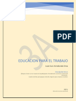 Educacion para El Trabajo: Juan Luis Arredondo Lima