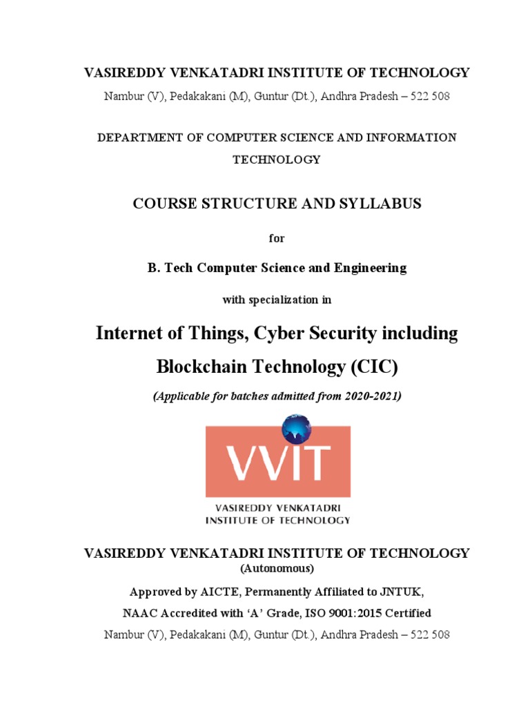 CS - Syllabus Block Chain, EH | PDF | Course Credit | Massive Open Online  Course