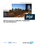 SAP SuccessFactors HXM Suite Configuration Life Cycle Management