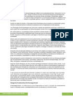 Psicologia Social - Estudo do Comportamento e Influências entre Pessoas