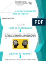 4) Lenguaje Como Instrumento para El Registro 20145