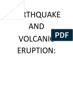Earthquake AND Volcanic Eruption